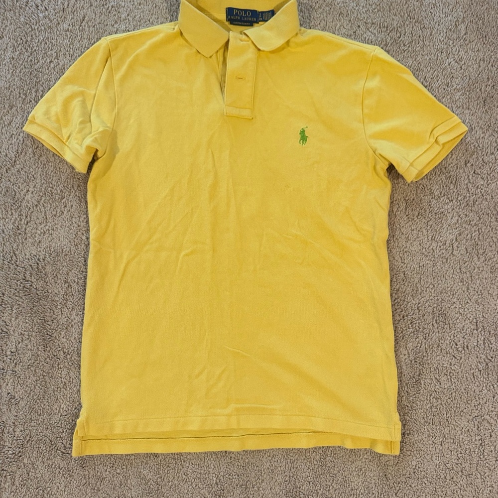 Ralph Lauren Men's Sunlit Yellow Polo Shirt